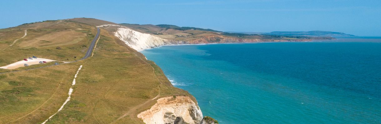 Sea view from Freshwater Bay, Isle of Wight